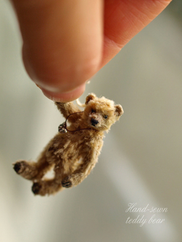 hand sewn teddy bear
