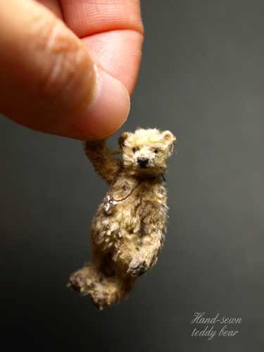 hand sewn teddy bear