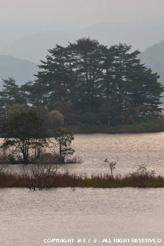 秋元湖の朝景 #2