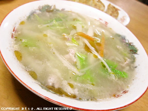 中華飯店 はやま　野菜スープ