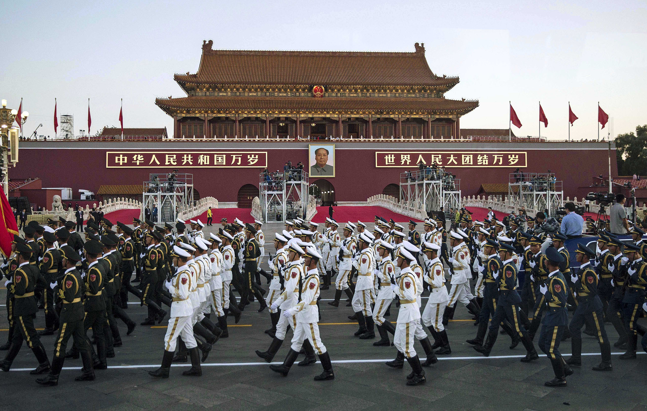 china tennannmon parade