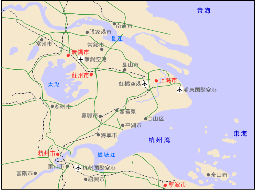 地図杭州の