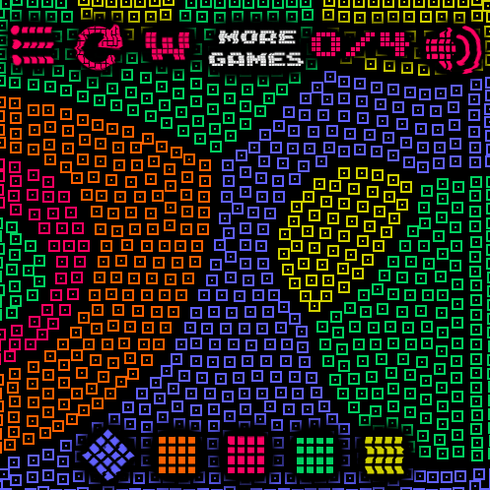 ドットの色を変え全て同じ色にするパズルゲーム　Coloruid