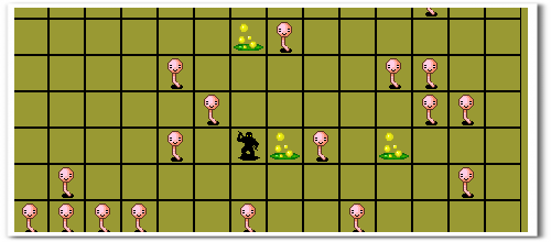 エイリアンを倒す忍者のパズルゲーム　Ninja vs Aliens