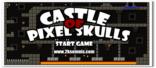 骸骨君の激ムズお城探索ゲーム　Castle Of Pixel Skulls