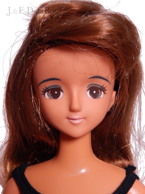 9847Y 未使用★ Ellie エリー 初期 旧エリー 茶箱 ジェニーフレンド タカラ 旧タカラ 1986年 日本製 まとめ 人形 黒ドレス