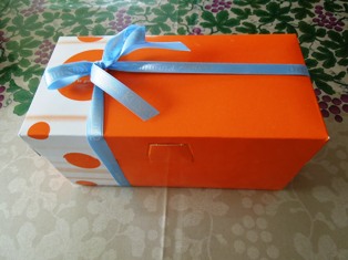 オレンジ色の箱♪