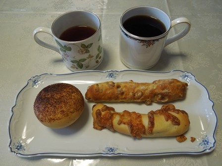 主人と朝食♪