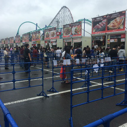 肉フェス ナガシマリゾートの混雑状況