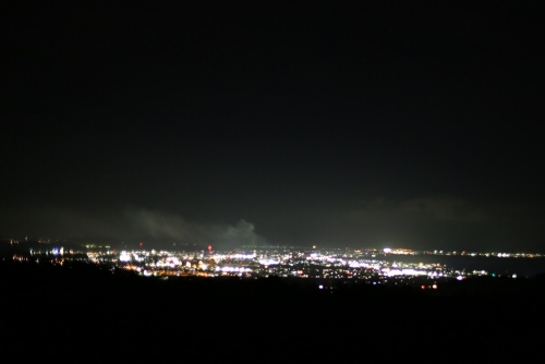 米子市内の夜景