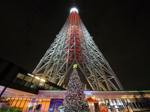 東京スカイツリー　クリスマスイルミネーション