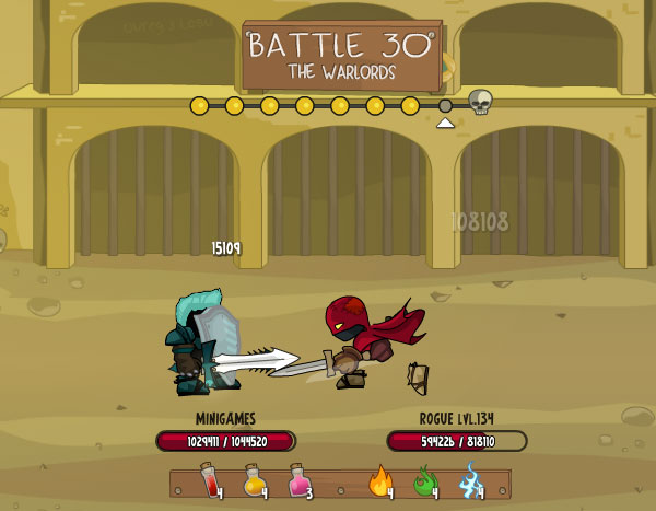 swords and souls battle