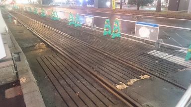 札幌市電のレール